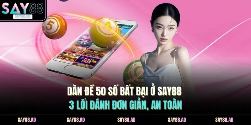 Dàn Đề 50 Số Bất Bại Ở SAY88 - 3 Lối Đánh Đơn Giản, An Toàn