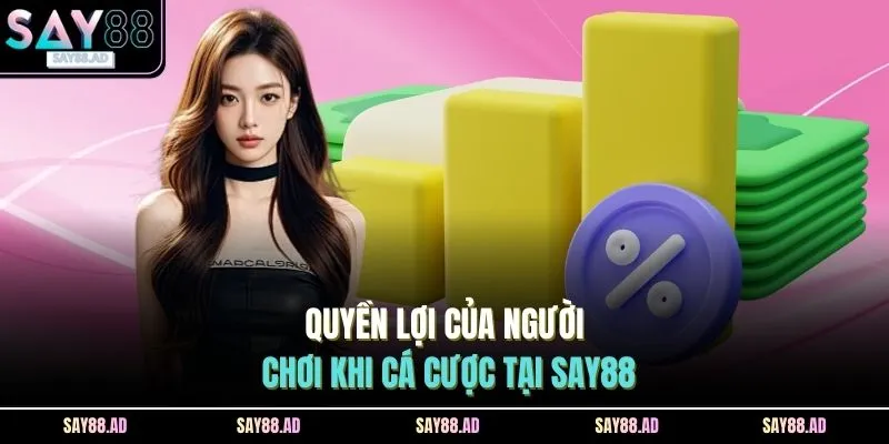 Quyền lợi của người chơi khi cá cược tại SAY88